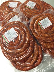 Verpackung Salsiccia dünn